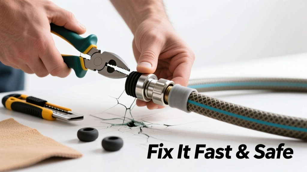 How to Fix a Cracked Garden Hose Quickly and Safely