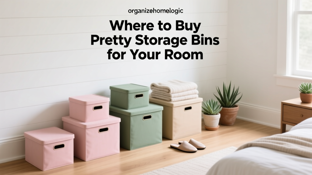 Where to Buy Pretty Storage Bins for Your Room