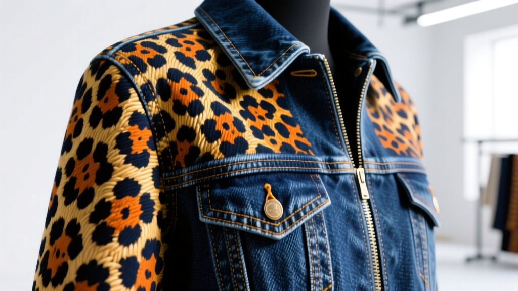 Denim Jacket Leopard Fabric Guide for Designers