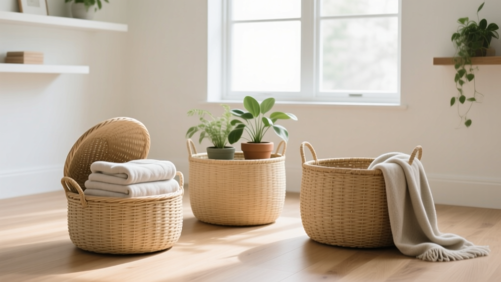 Round Wicker Baskets: Smart Storage Uses You’ll Love