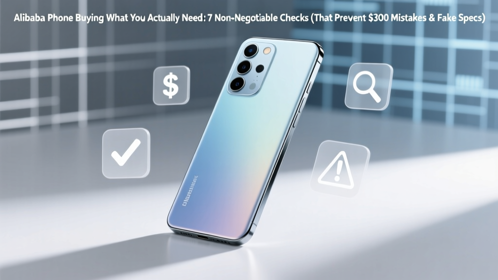 Alibaba Phone Buying What You Actually Need: 7 Non-Negotiable Checks (That Prevent $300 Mistakes & Fake Specs)