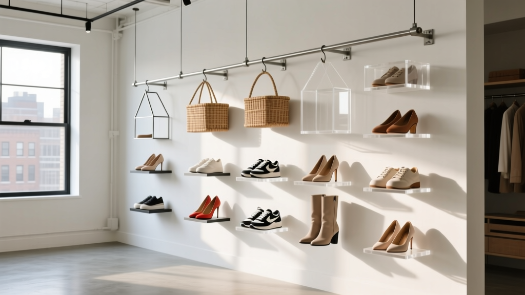 12 Creative Hanging Shoe Rack Ideas (Beyond the Closet)