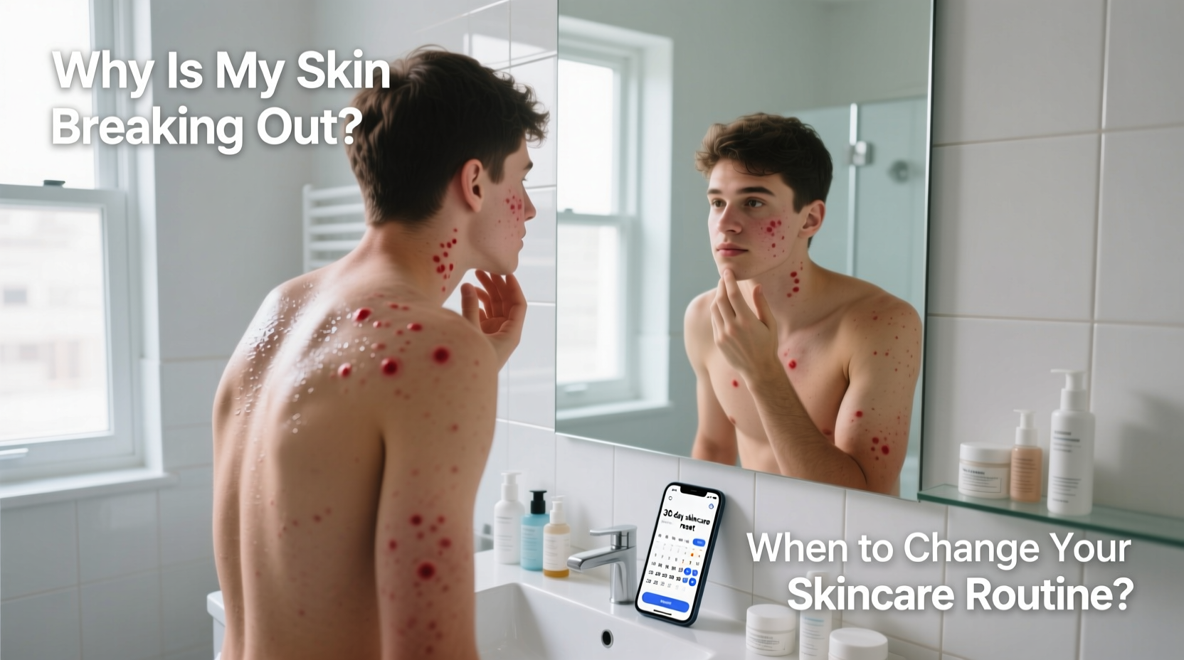 why is my skin suddenly breaking out and when to change your routine