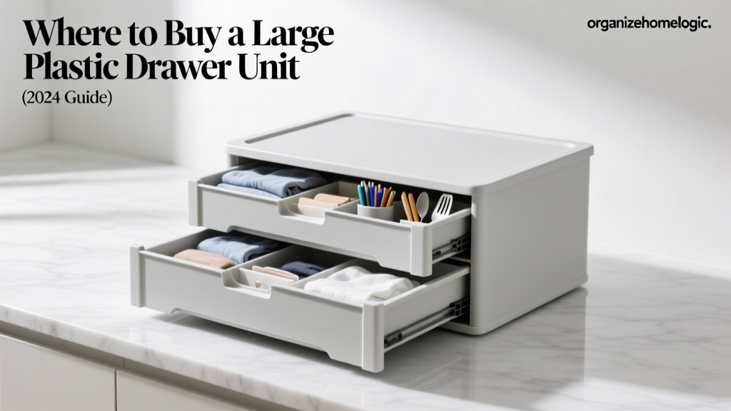 Where to Buy a Large Plastic Drawer Unit (2024 Guide)