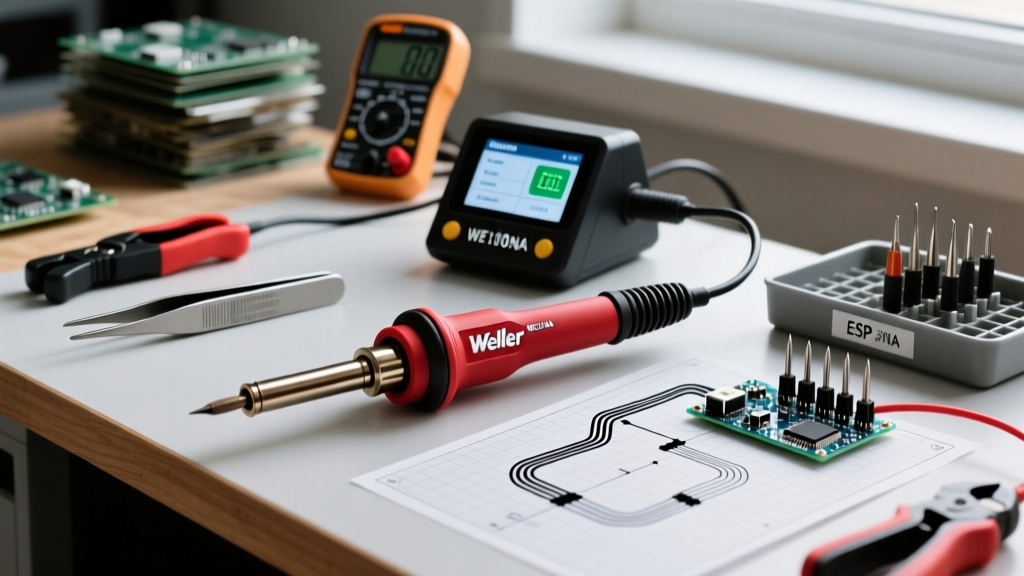 Weller WE1010NA Soldering Iron Setup and Calibration Guide