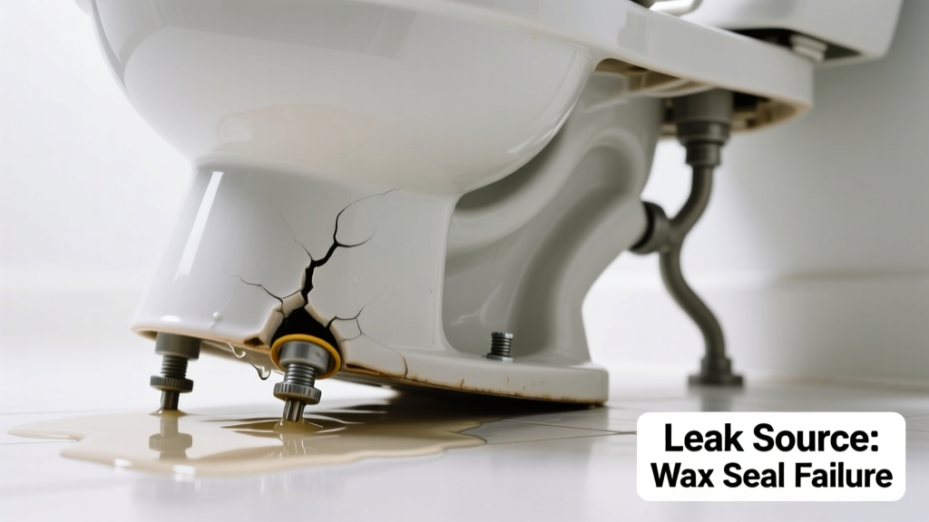Toilet Rocking and Leaking Water: Quick Diagnosis