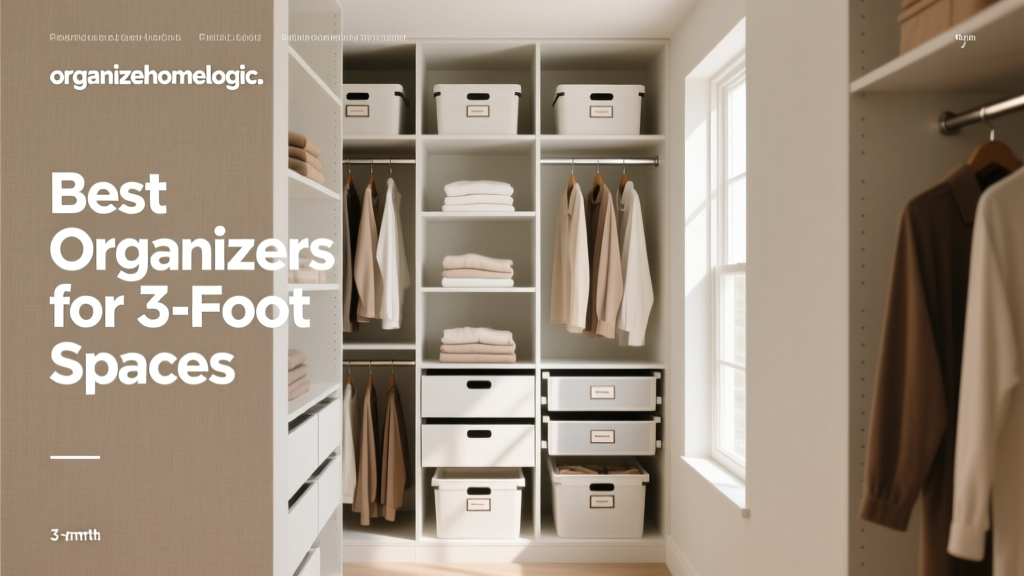 Best Closet Organizers for 3-Foot Spaces