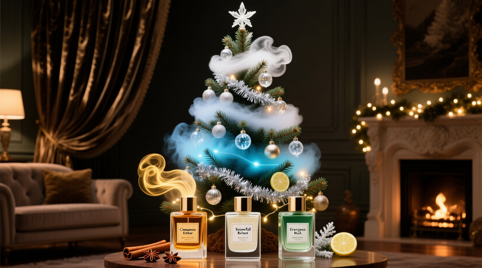 how to create a fragrance layering system for your christmas tree