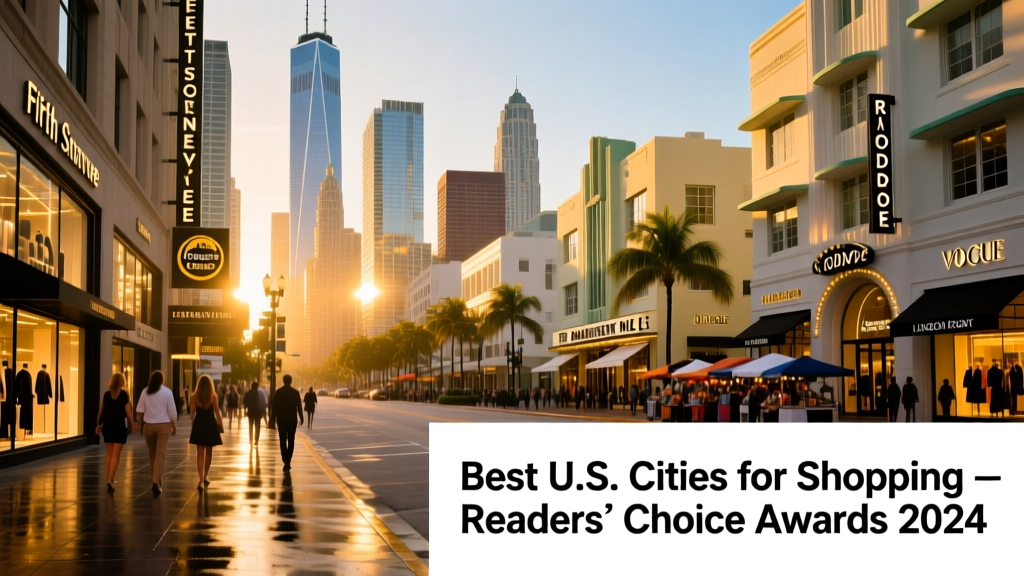 Best Cities in the U.S. for Shopping: Readers’ Choice Awards 2024