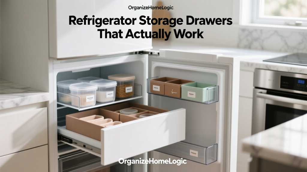 Refrigerator Storage Drawers That Actually Work