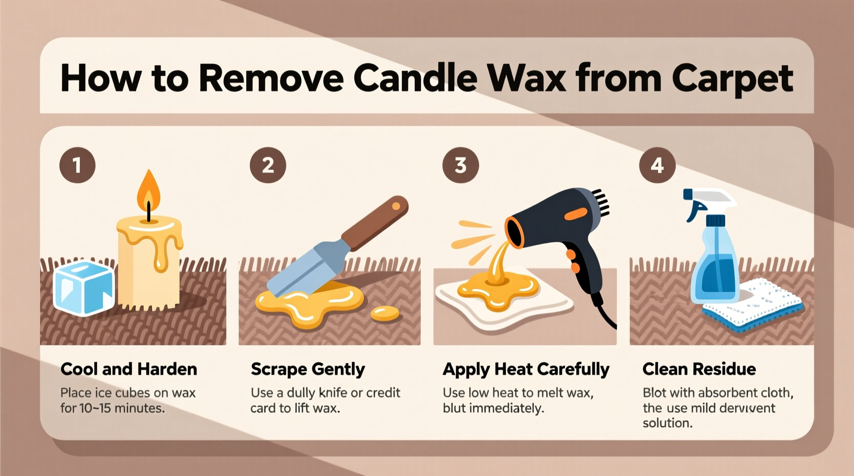 effective strategies to remove candle wax from carpet without ruining the fibers