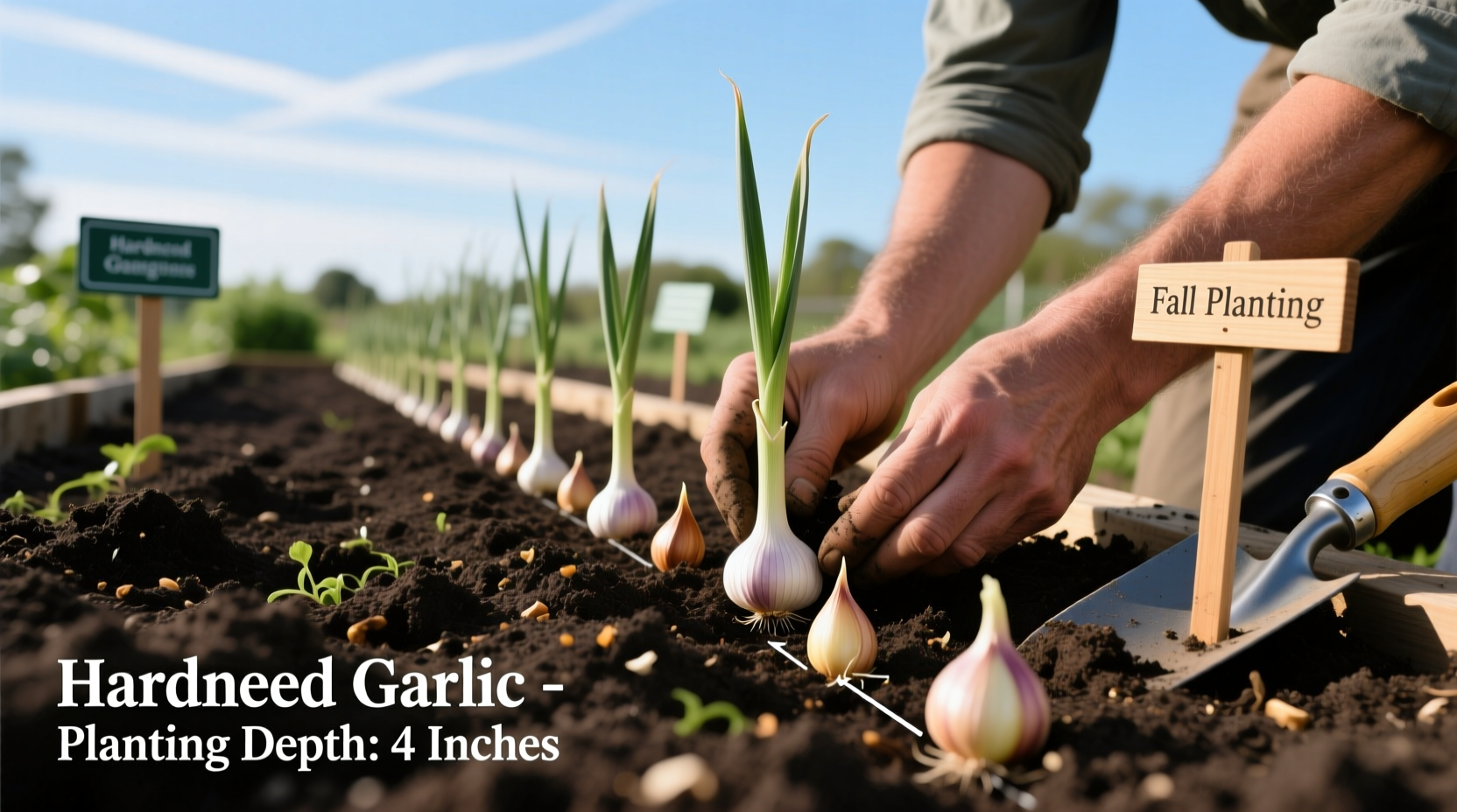 how to plant hardneck garlic successfully