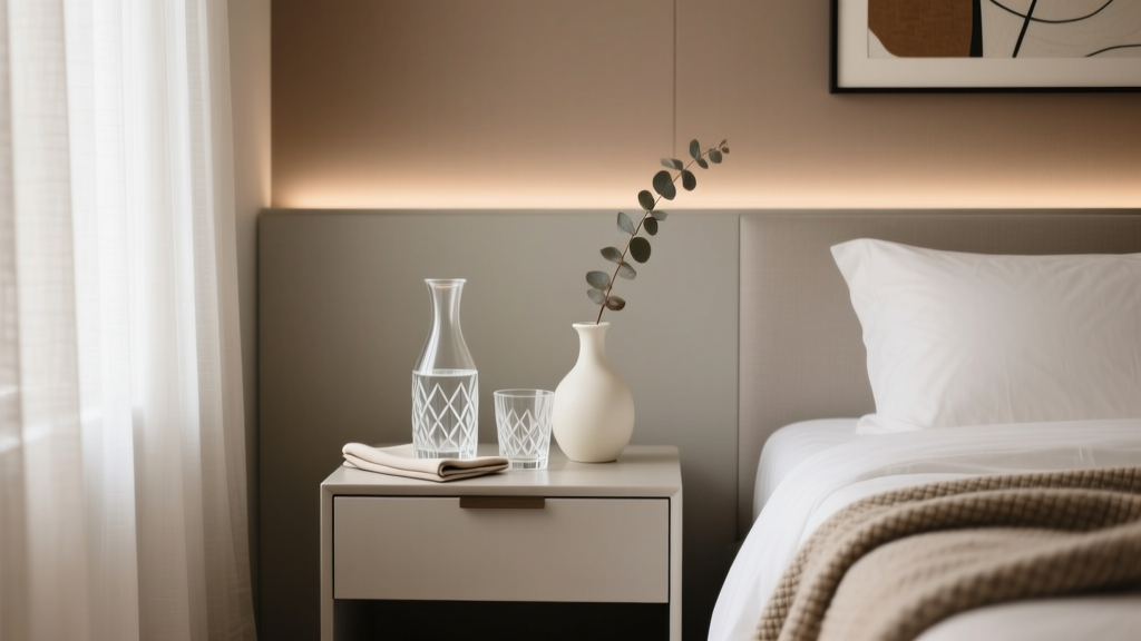 Best Bedroom Bedside Carafe and Glass - The Decor Mag