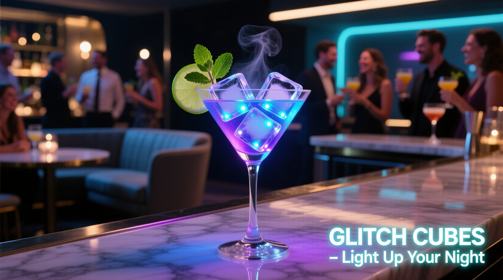 LED ice cubes for cocktails do they enhance party vibes