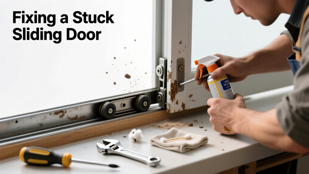 Fixing a Stuck Sliding Door That Makes Noise