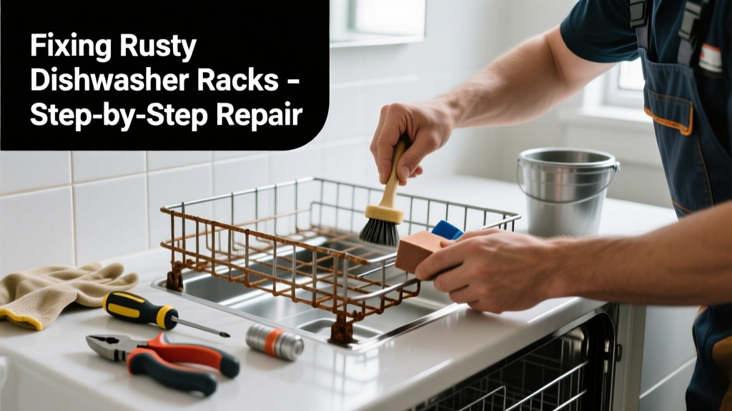 Fixing Rusty Dishwasher Racks in Bathroom Installations
