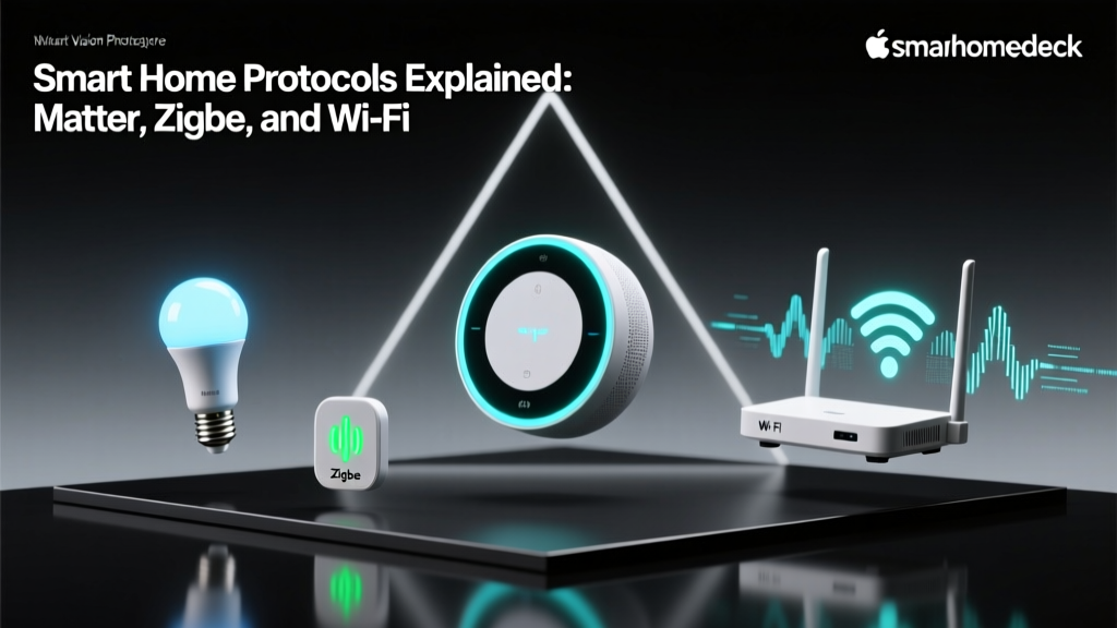 Smart Home Protocols Explained: Matter, Zigbee, and Wi-Fi