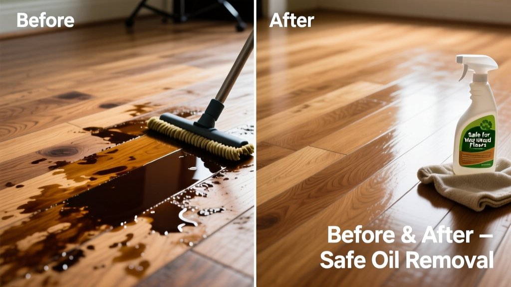 How to Remove Motor Oil from Hardwood Floors Safely