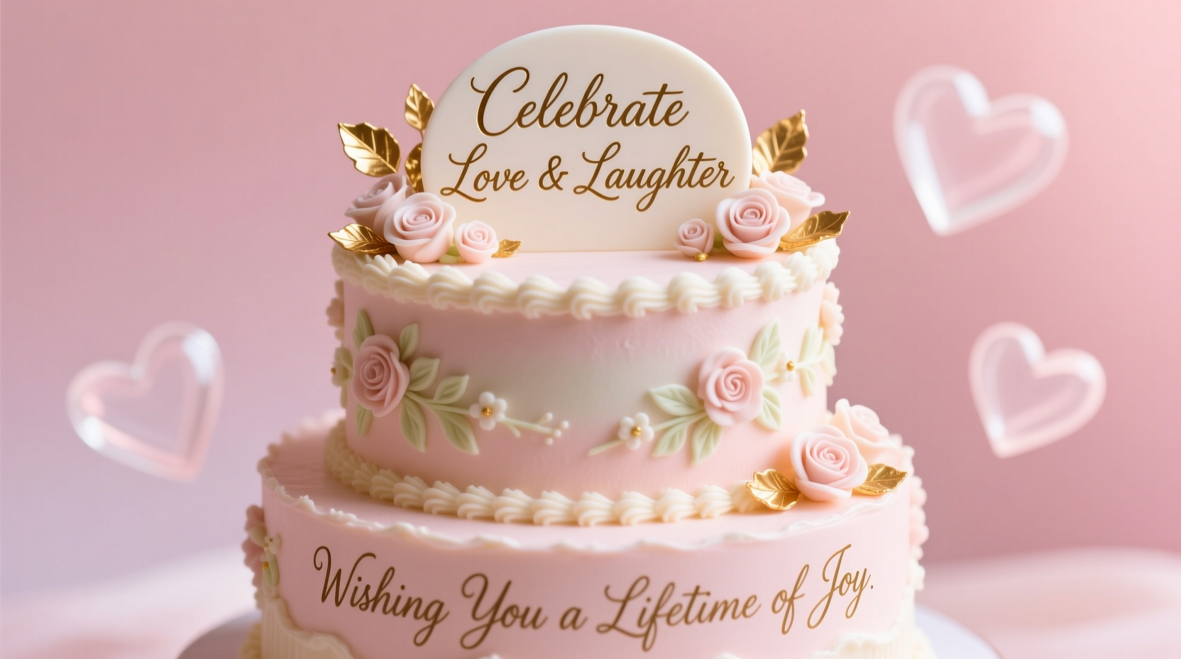 what to say on a wedding shower cake