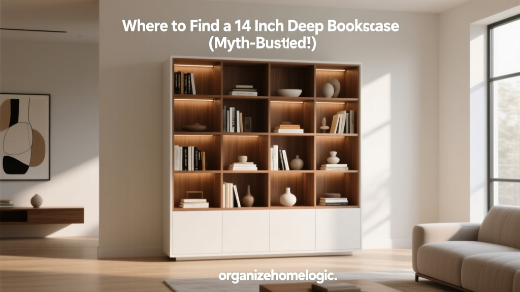 Where to Find a 14 Inch Deep Bookcase (Myth-Busted!)