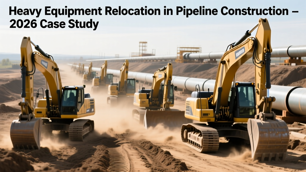 Heavy Equipment Relocation in Pipeline Construction: 2026 Case Study