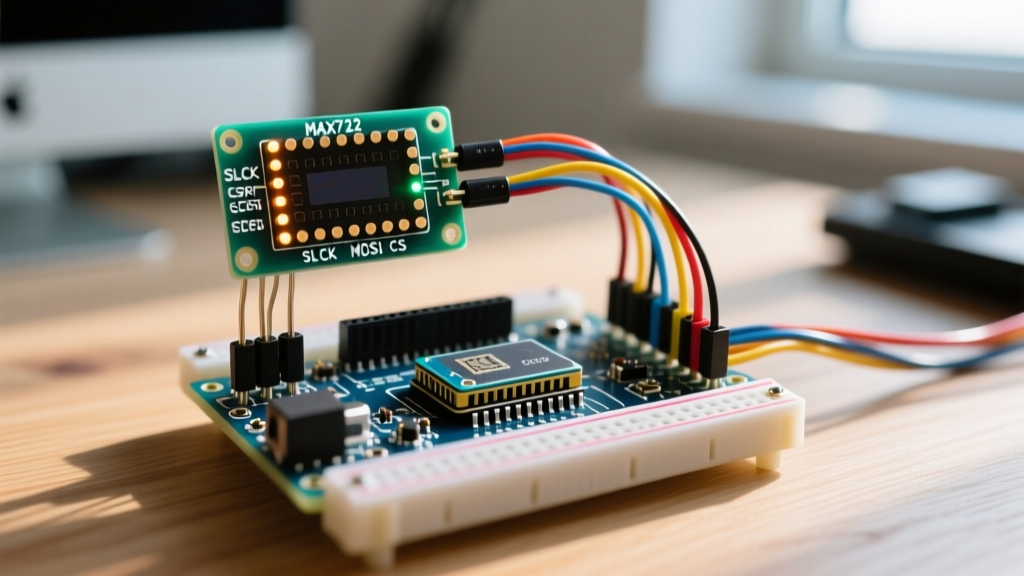 LED Matrix Arduino Wiring & Code Guide for MAX7219 Displays