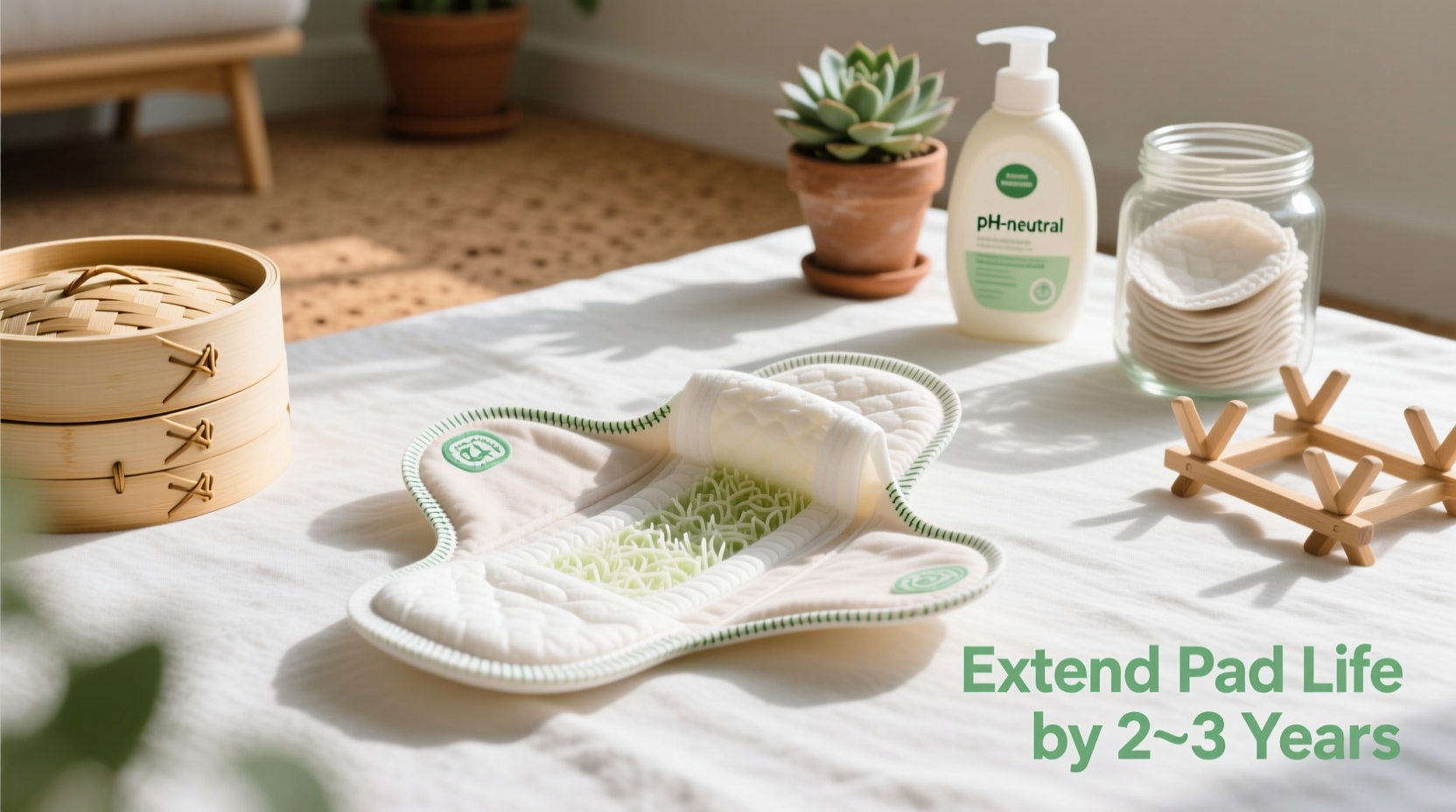 how to sanitize reusable menstrual pads safely