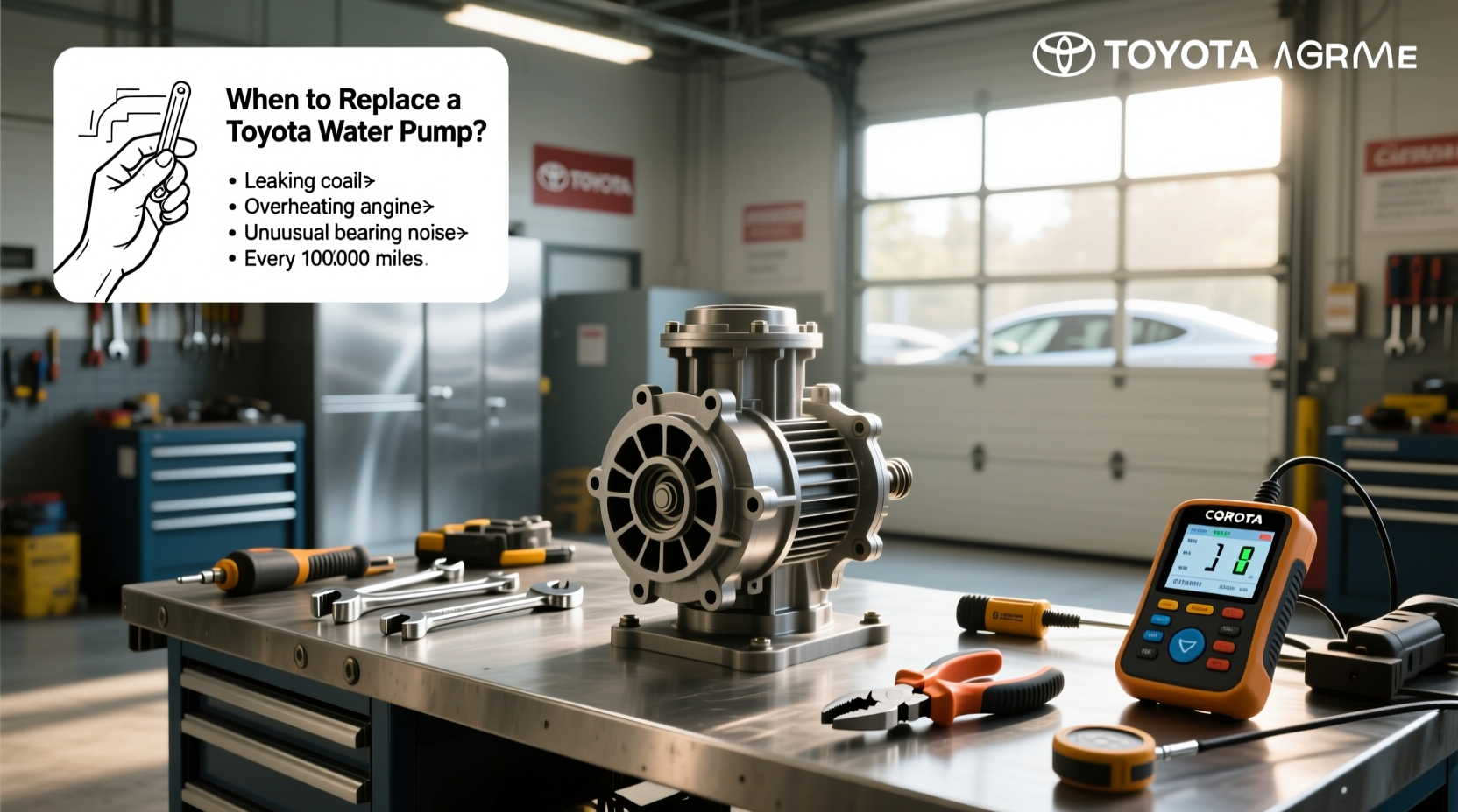 How to Choose Toyota Corolla Water Pump, When to Replace It: Buying Guide