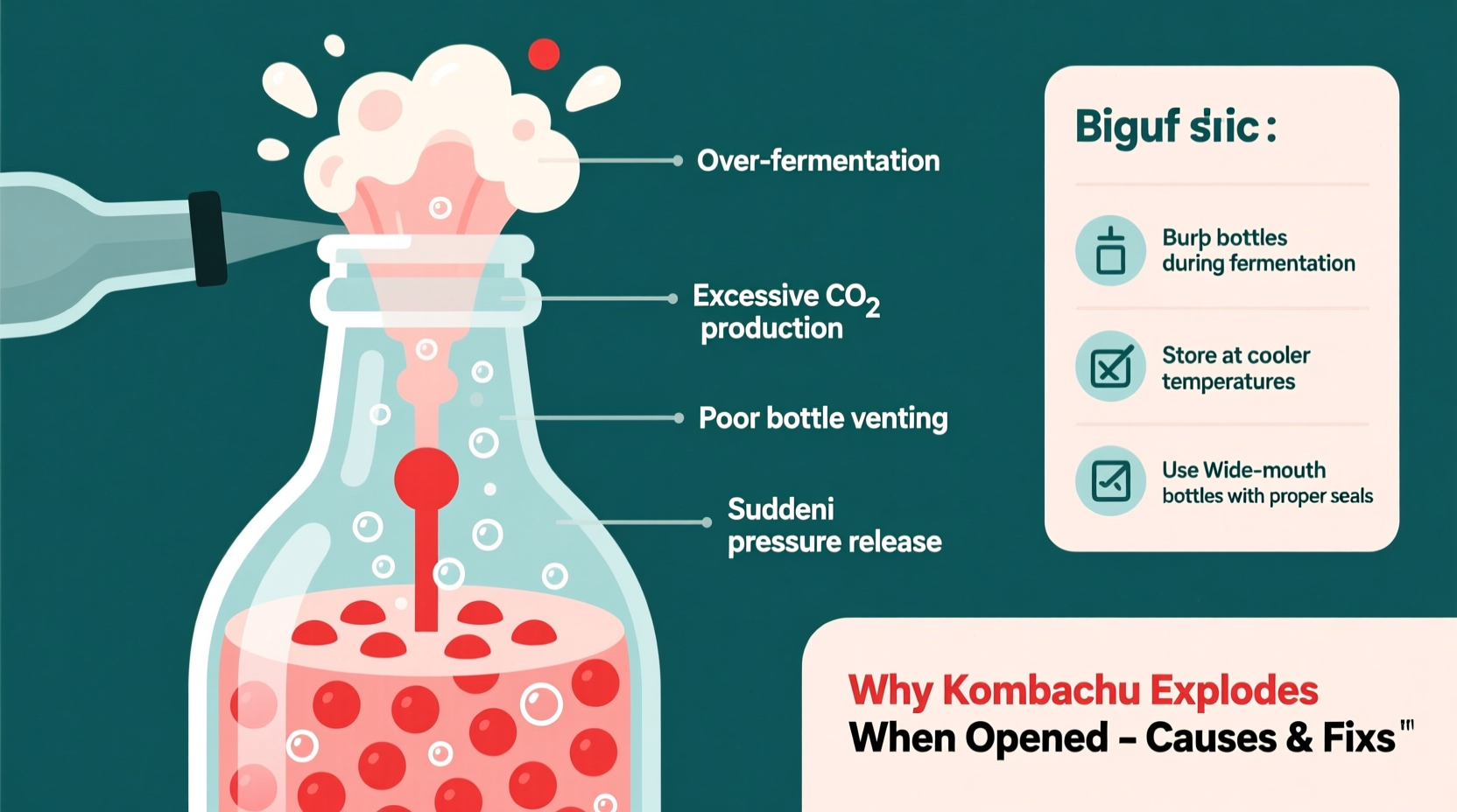 Why Does My Kombucha Explode When I Open It Causes And Fixes