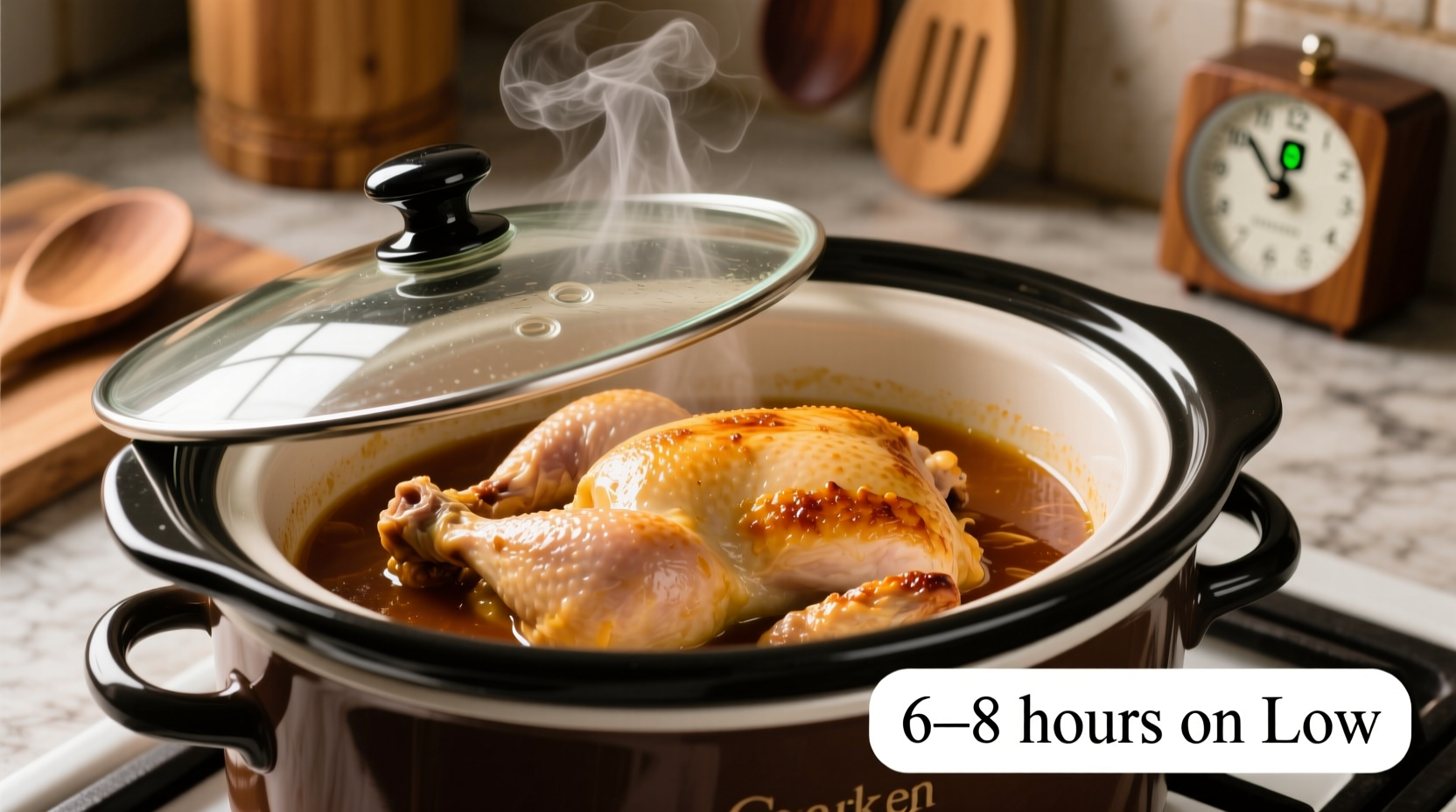 how long does chicken take to cook in crock pot