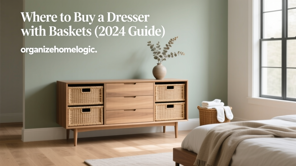 Where to Buy a Dresser with Baskets (2024 Guide)