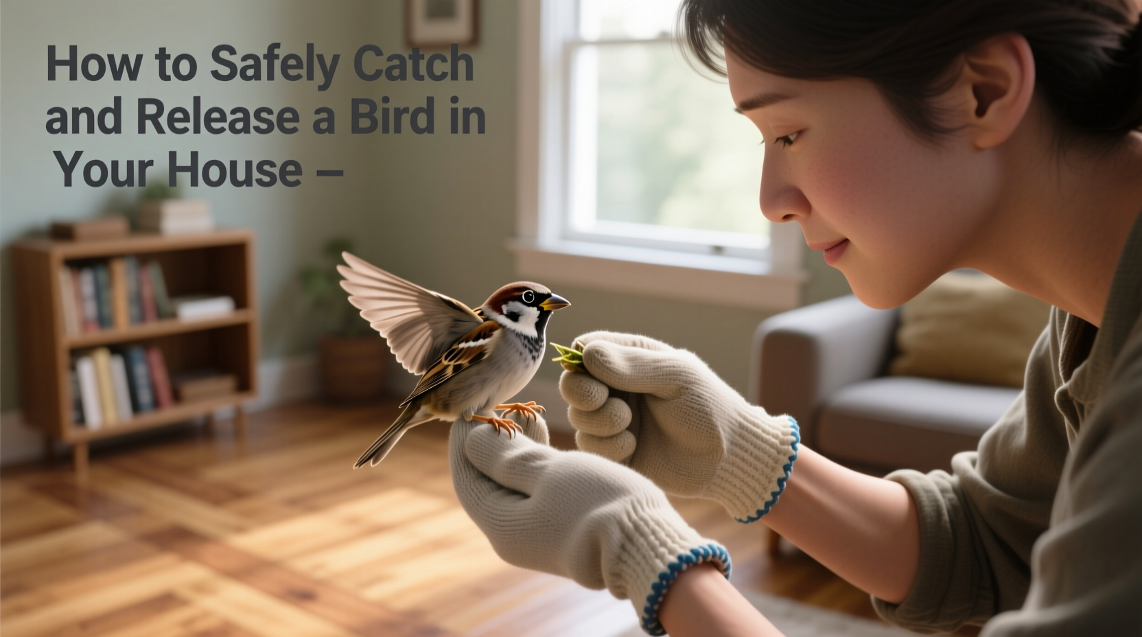 How to Safely Catch and Release a Bird in Your House