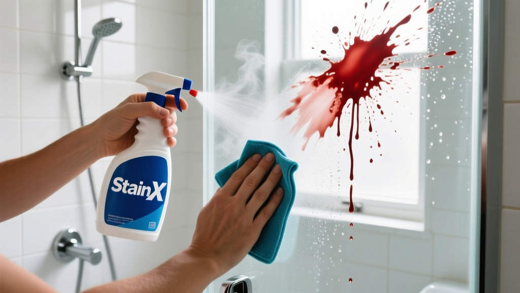 Tested: How to Get Blood Out of Shower Door Easily