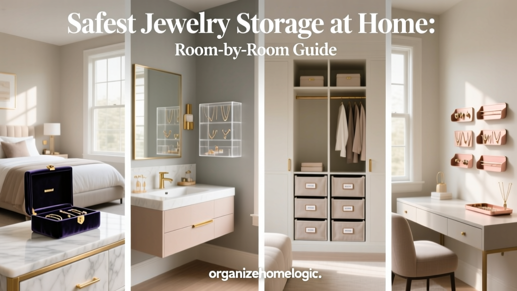 Safest Jewelry Storage at Home: Room-by-Room Guide