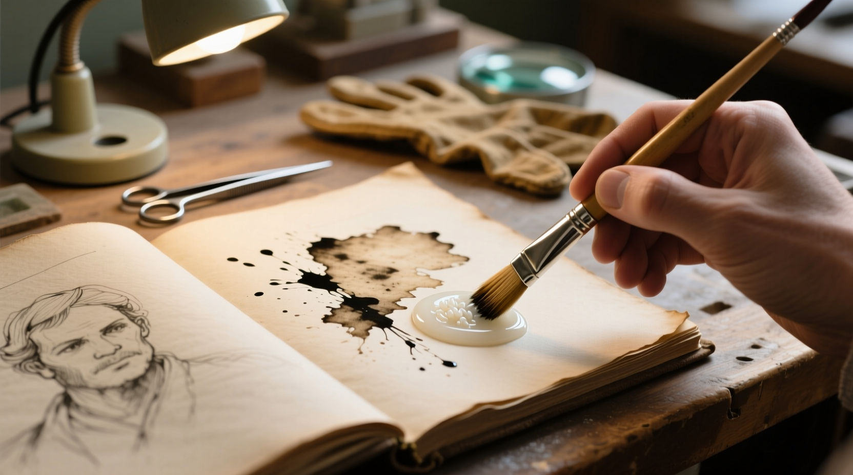 eco friendly ink removal for sketchbooks