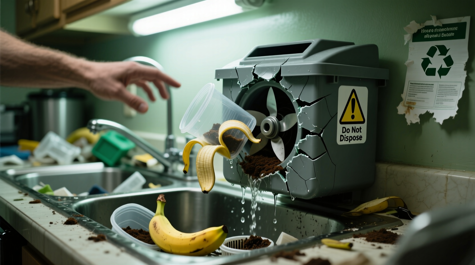 garbage disposal mistakes