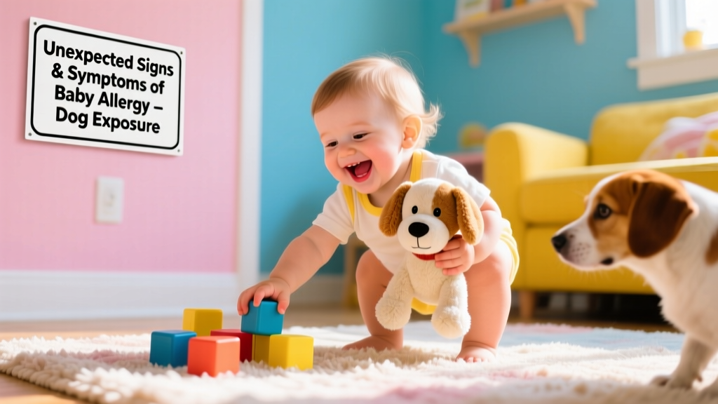 Beyond Sneezing: Unexpected Signs and Symptoms of Dog Allergies in Babies Under 24 Months