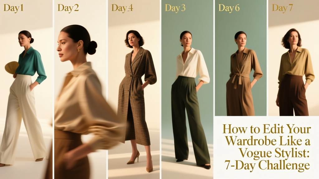 How to Edit Your Wardrobe Like a Vogue Stylist: 7-Day Cha...