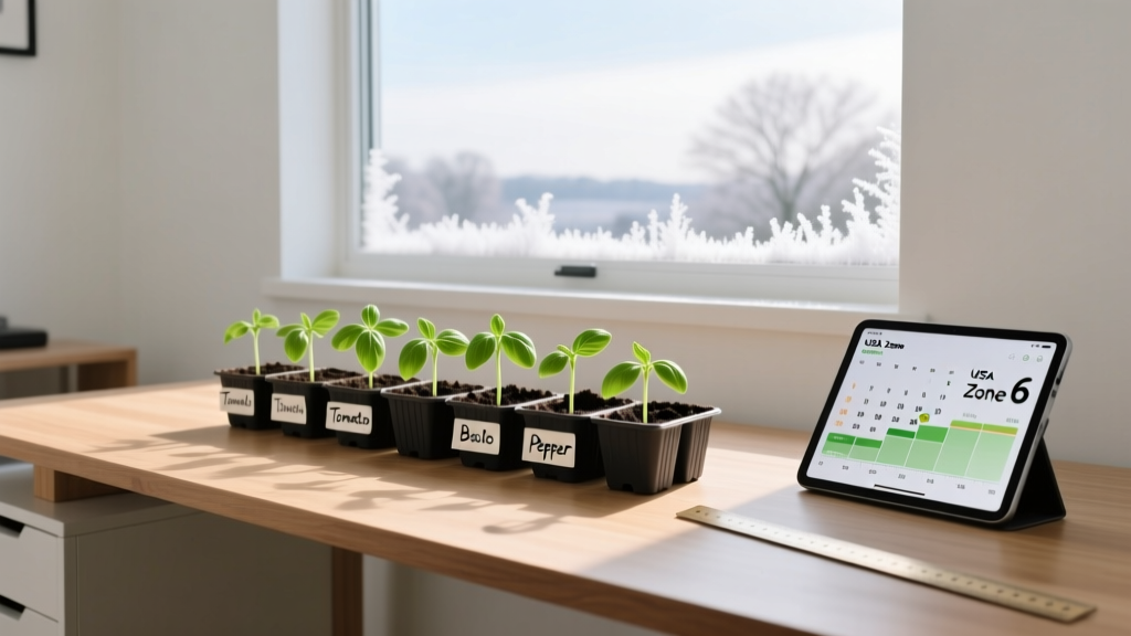 Indoor Seed-Starting Calendar: Plant by Zone & Frost Date