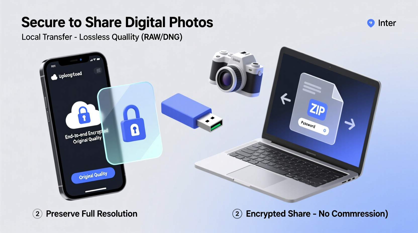 how to safely share digital photos without losing quality