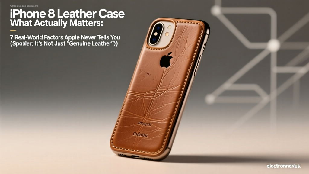 iPhone 8 Leather Case What Actually Matters: 7 Real-World Factors Apple Never Tells You (Spoiler: It’s Not Just ‘Genuine Leather’)