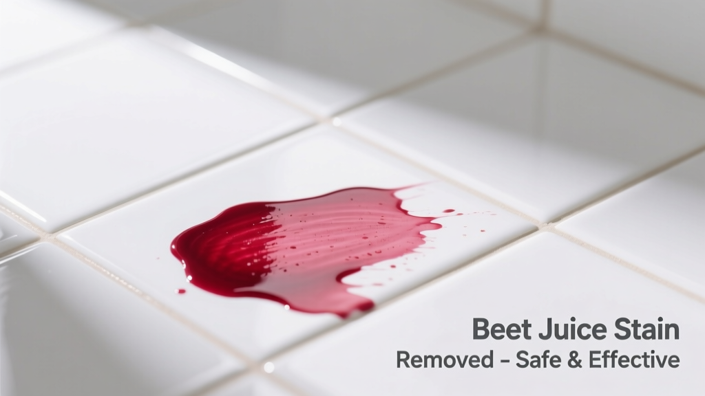 How to Remove Beet Juice from Tile Safely and Effectively