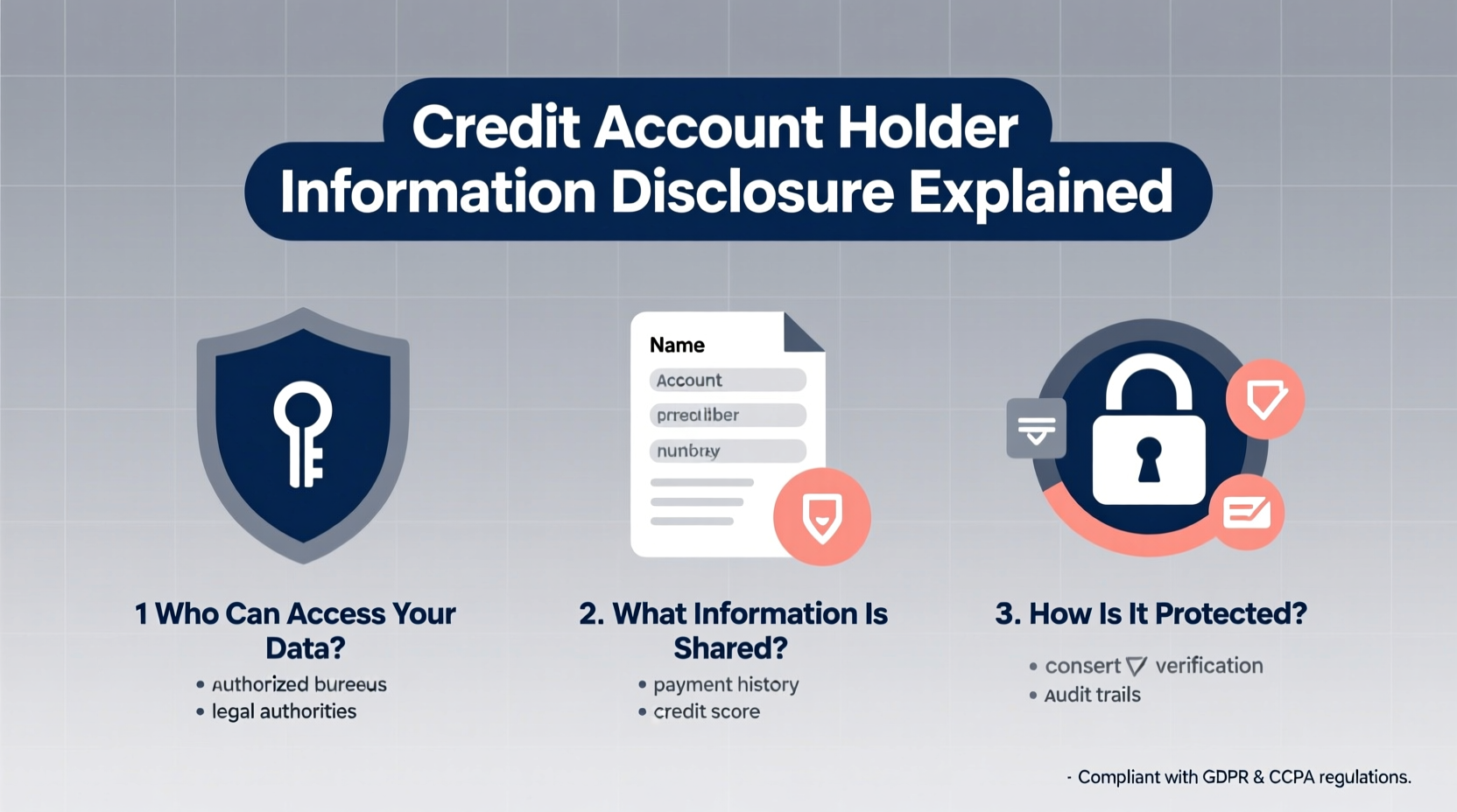 credit account holder information disclosure