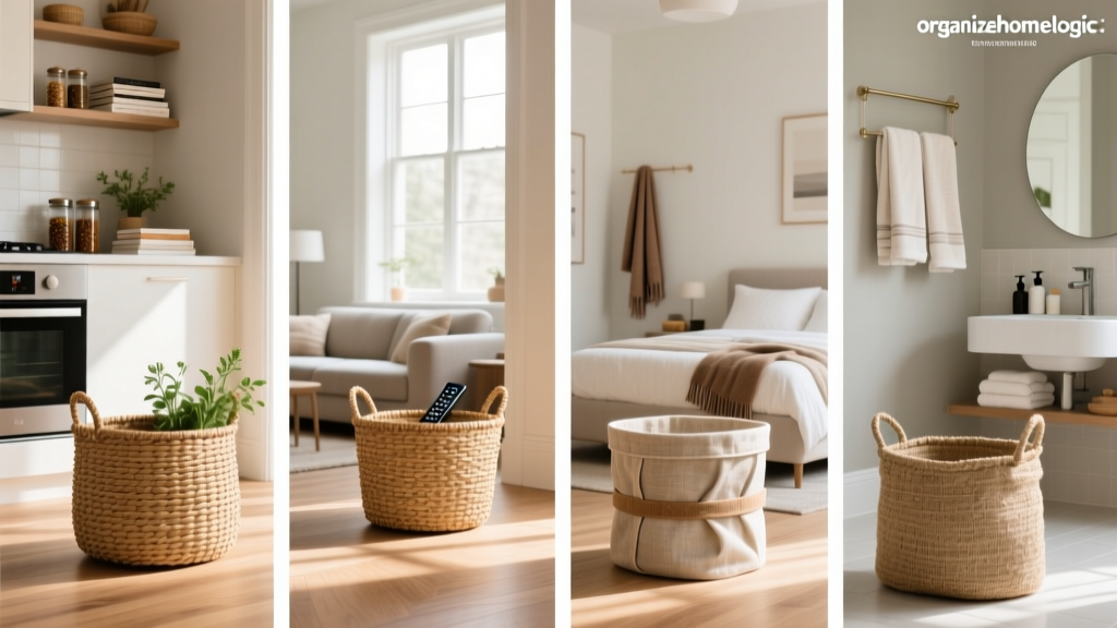 Stylish Storage Baskets for Shelves: Room-by-Room Guide
