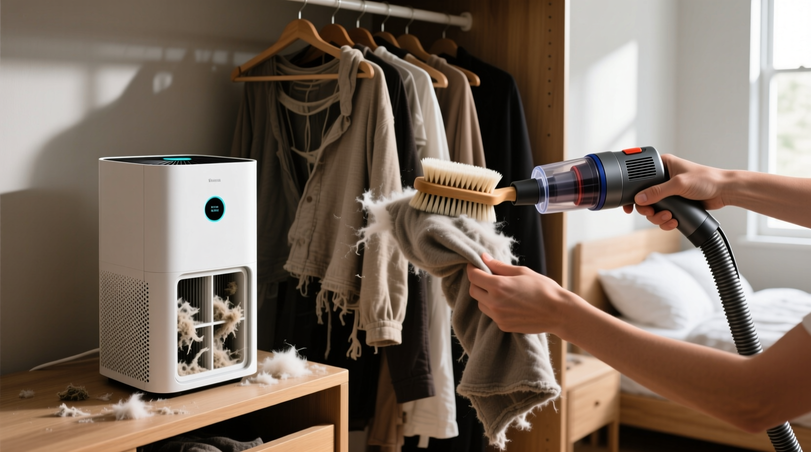 closet air purifier worth it lint microfiber facts