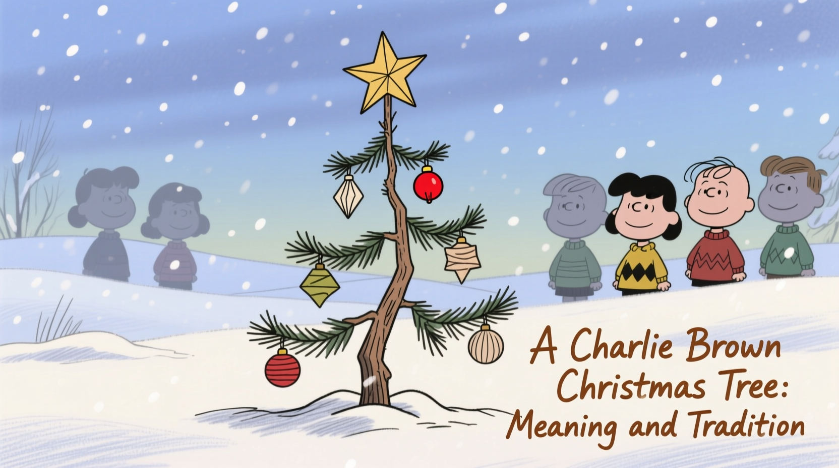 a charlie brown christmas tree