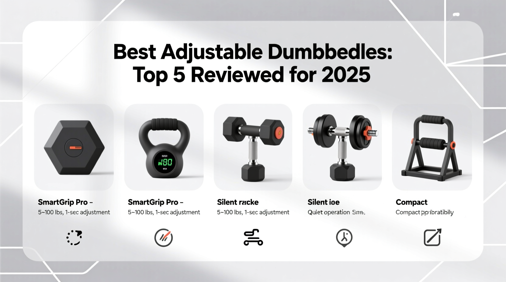 best adjustable dumbells