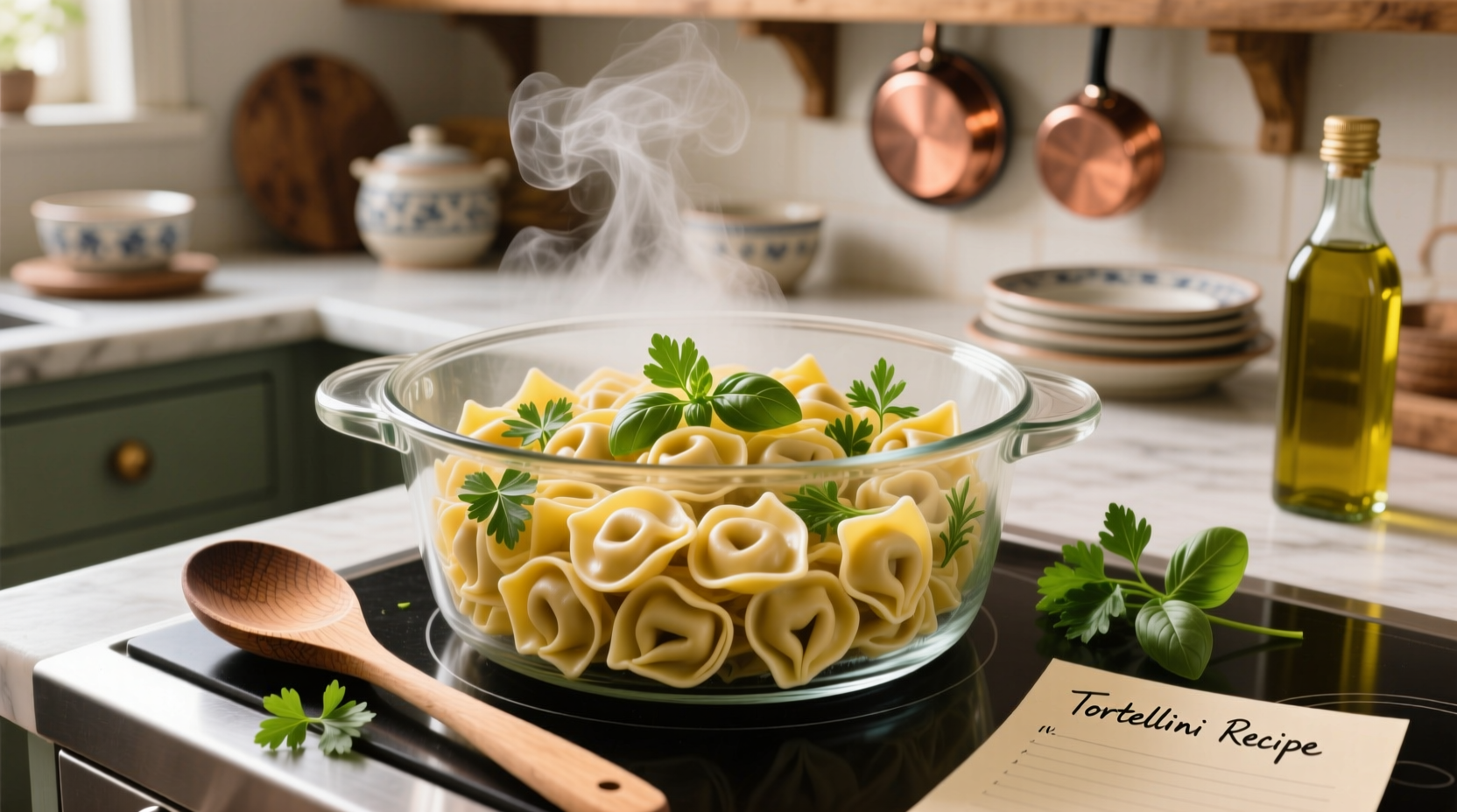 how to cook tortellini