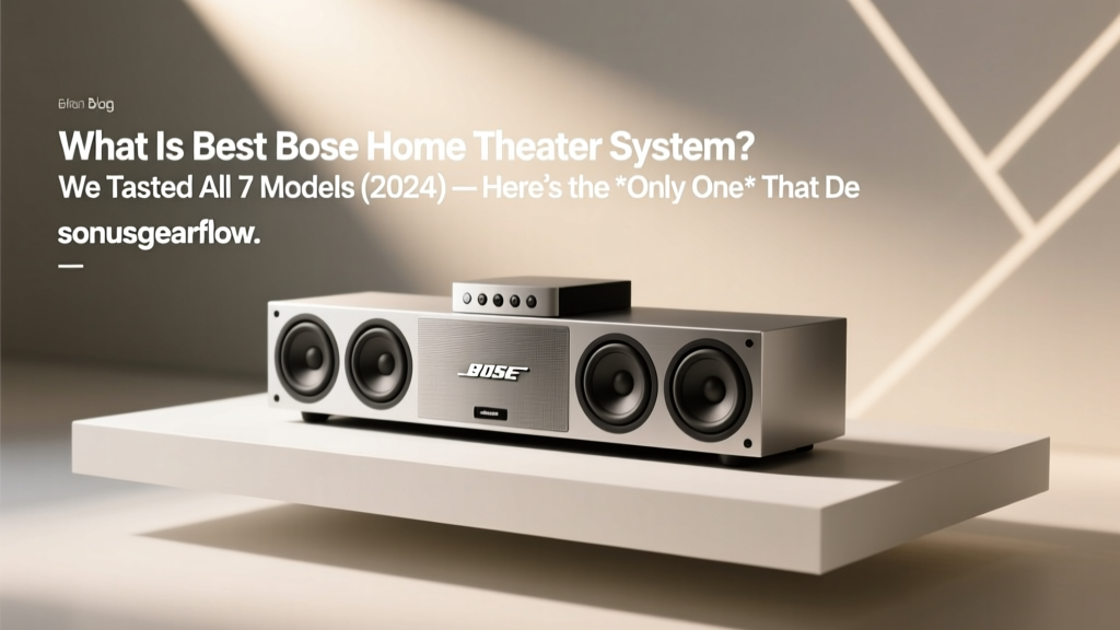 What Is Best Bose Home Theater System (2026)