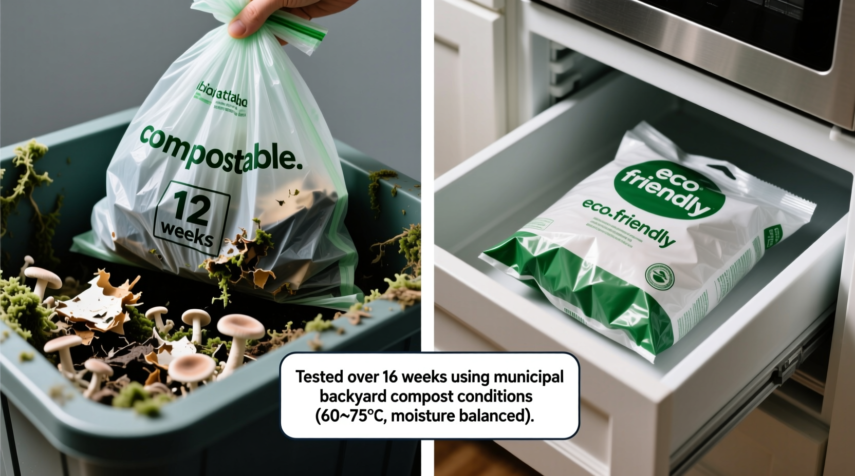 biodegradable trash bags backyard compost truth